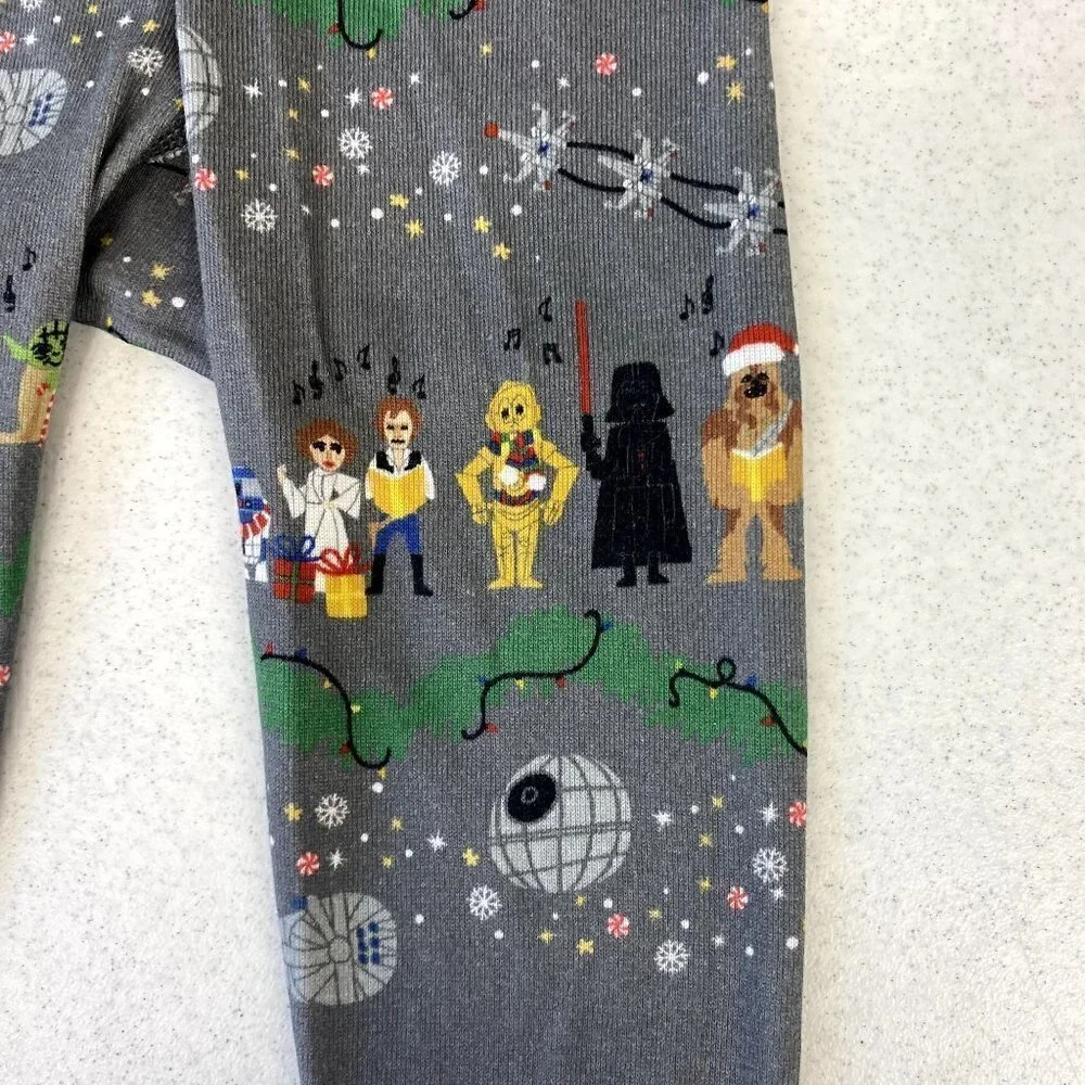 Hanna Andersson Star Wars Christmas Long John Pajamas 18-24M